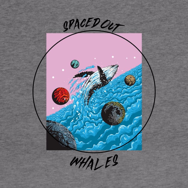 Spaced Out Whales by Cementman Clothing